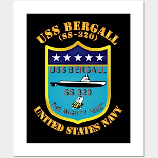 USS Bergall (SS-320) Posters and Art